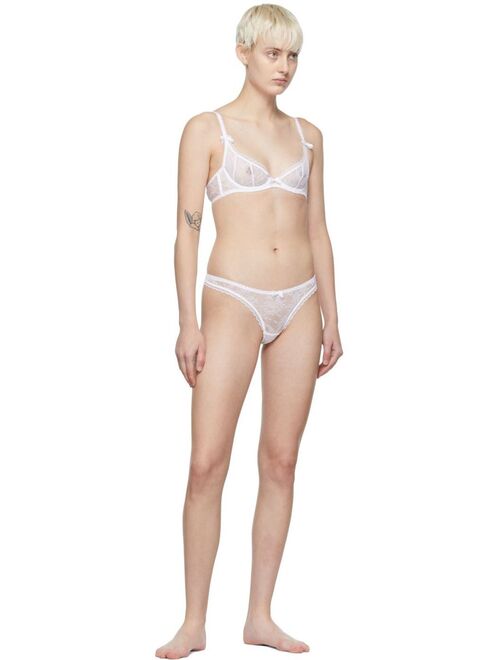 Agent Provocateur White Hinda Thong