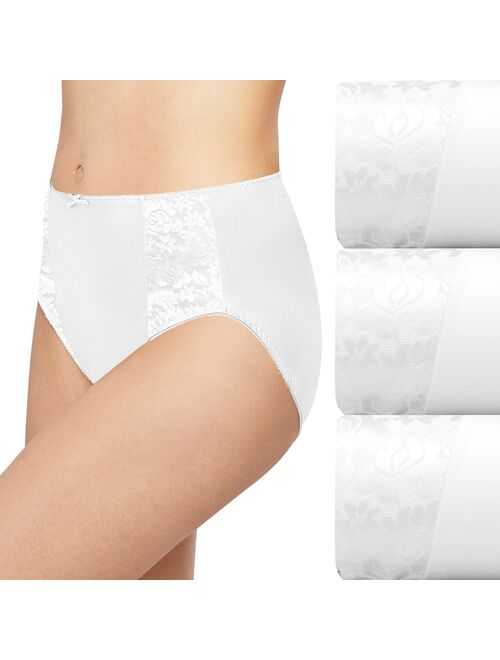 Women's Bali 3-pack Double Support Hi-Cut Panty Set DFDBH3