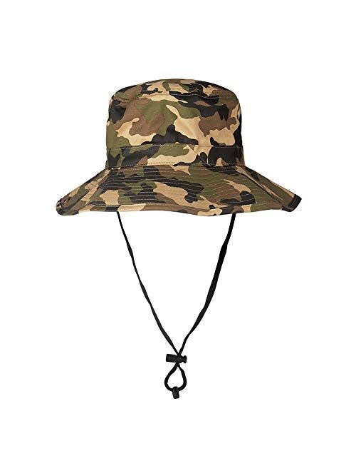 Wesizar Kids Boys Man Camouflage Hat Navy Fishman Cap Sun Protection Bucket Hat Blue