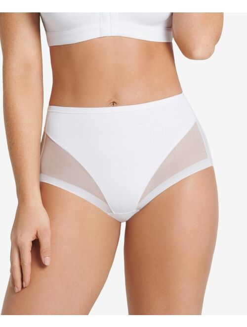 Leonisa Women's Light Control Mesh-Panel Brief