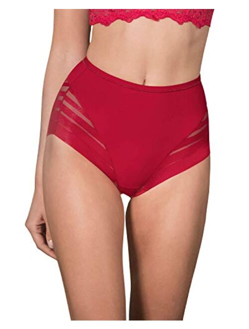 Leonisa Women's Lace Stripe Undetectable Panty
