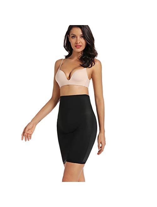 Joyshaper High Waist Half Slips for Women Under Dresses Tummy Control Shapewear Slip Slimming Body Shaper