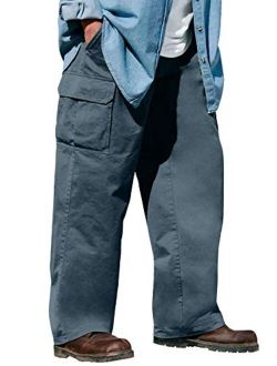 Boulder Creek by Kingsize Men's Big & Tall Renegade Side-Elastic Waist Cargo Pants
