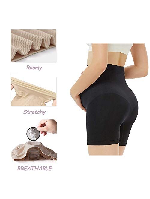 Gaoport Womens Seamless Maternity Shapewear High Waist Mid-Thigh Pettipant Pregnancy Underwear for Belly Support