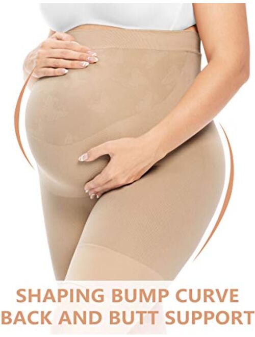 Generic "B Shape" Premium Maternity Shapewear with Belly Support, Pregnancy Shapewear Shorts for Photoshoot Dress & Baby Shower Dress