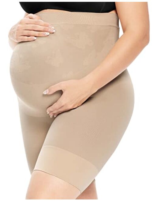 Narcissus Bump Proud Seamless Maternity Shapewear, Mid-Thigh Underwear - Pregnancy Must Have