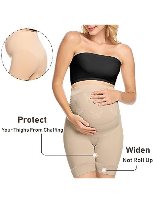 Narcissus Bump Proud Seamless Maternity Shapewear, Mid-Thigh Underwear - Pregnancy Must Have