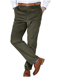 Chums | Mens | Corduroy Cotton Trouser Pants with Hidden Extra Waistband |