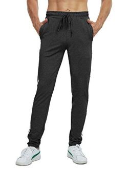 Boisouey Men's Athletic Workout Running Pants Training Joggers Sweatpants with Pockets