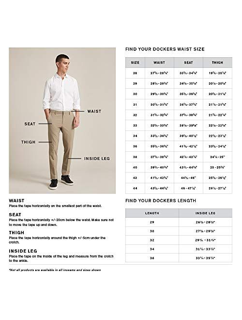 Dockers Men's City Trouser Slim Fit Smart 360 Tech Pants