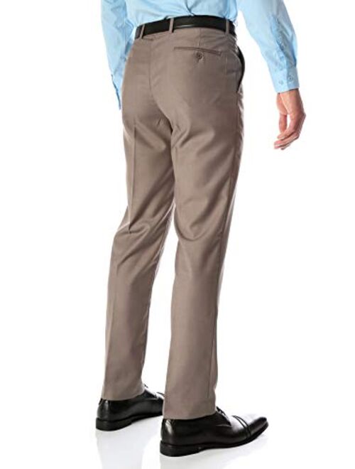 Ferrecci Men's Halo Slim Fit Flat-Front Dress Pants