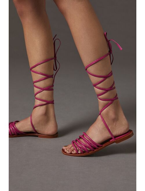 Pilcro Tie-Up Strappy Sandals