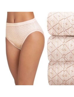 Elance Cotton French Cut Underwear 3-Pk 1541, Extended Sizes