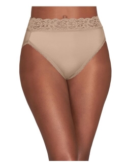 Women's Flattering Lace Hi-Cut Panty Underwear 13280, extended sizes available