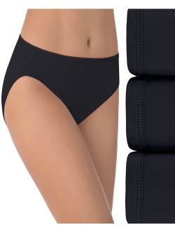 Women's 3-Pk. Vanity Fair Illumination Hi-Cut Brief Underwear 13307