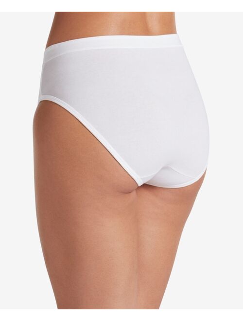 Jockey Cotton Stretch Hi Cut 1555, Created for Macy's, also available in extended sizes