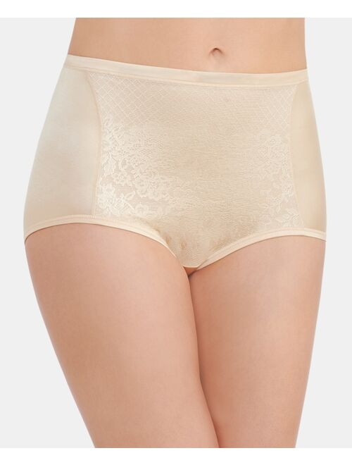 Vanity Fair Women's Smoothing Comfort with Lace Brief Underwear