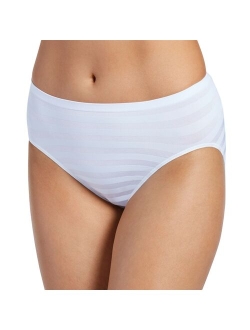 Seamfree Matte and Shine Hi-Cut Underwear 1306, Extended Sizes