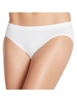 Smooth and Shine Seamfree Heathered Bikini Underwear 2186, available in extended sizes