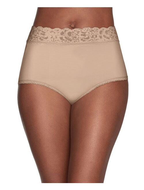 Vanity Fair Flattering Lace Stretch Brief Underwear 13281, also available in extended sizes