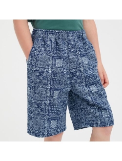 Cotton Printed Easy Shorts