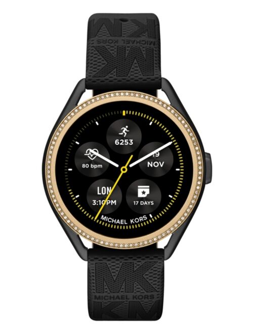 Michael Kors Access Gen 5e MKGO Black Rubber Smartwatch 43mm