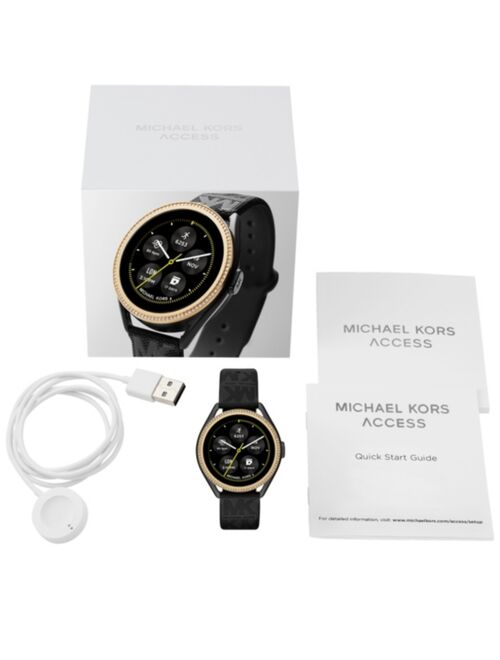 Michael Kors Access Gen 5e MKGO Black Rubber Smartwatch 43mm