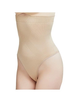 DREAM SLIM Women's High-Waist Body Shaper Briefs Tummy Control Panty Thong Shapewear For Women
