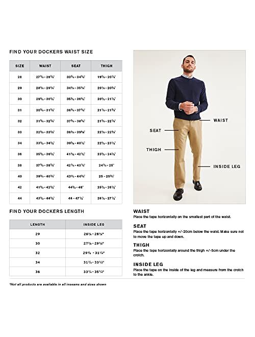 Dockers Men's Comfort Knit Jean Cut Straight Fit Smart 360 Knit Pants