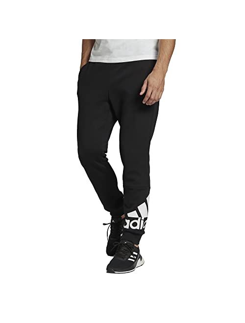 Buy adidas Men's Essentials Fleece Tapered Cuff Logo Pants online ...