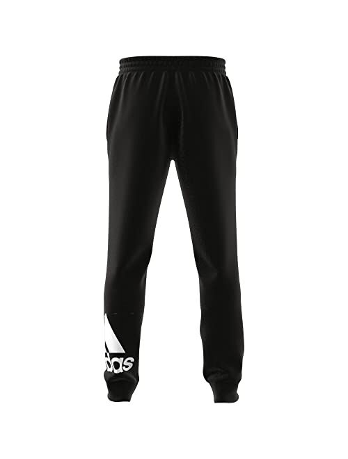 adidas Men's Essentials Fleece Tapered Cuff Logo Pants