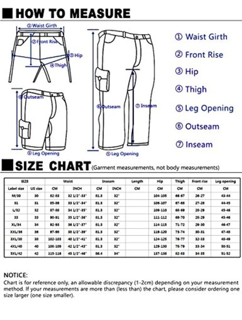 Match Men's Loose-Fit Wrinkle-Resistant Dress Pants M3#8072