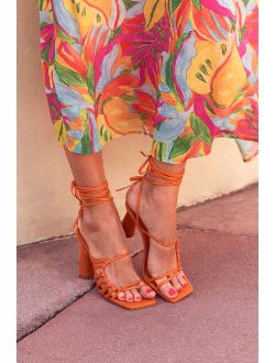 Zindy Mango Lace-Up High Heel Sandals