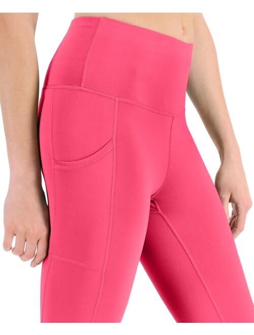 ID Ideology Women's Compression High-Rise Side-Pocket Cropped Leggings, Regular & Petite, Created for Macy's