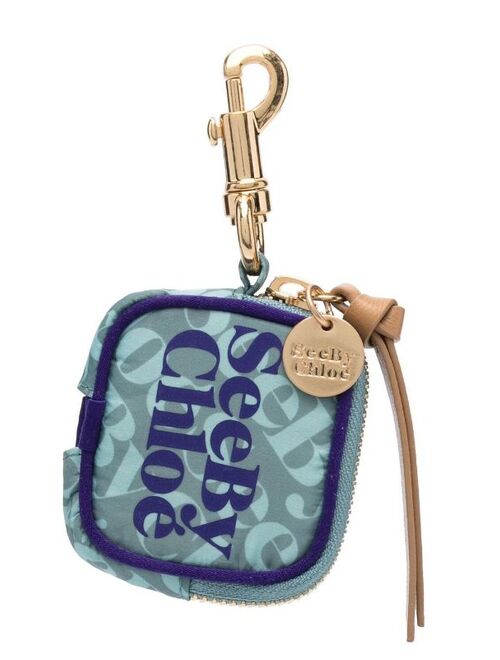 Buy See by Chloe See by Chloé logo-print key ring online | Topofstyle
