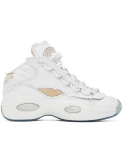 White Reebok Edition Question Memory Of Basketball Sneakers