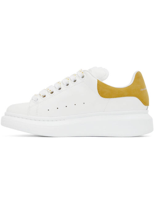 Alexander McQueen White & Yellow Oversized Sneakers