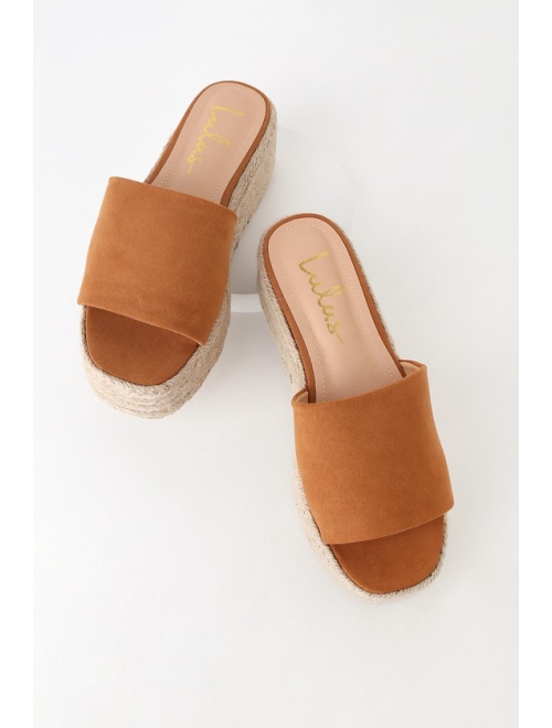 Lulus O'Ahu 2 Baby Blue Suede Espadrille Platforms