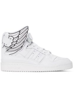 White Jeremy Scott Edition Wings 4.0 Sneakers