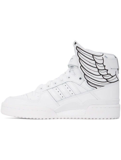 adidas Originals White Jeremy Scott Edition Wings 4.0 Sneakers