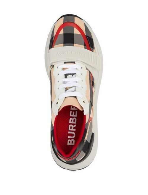 Burberry Check low-top sneakers