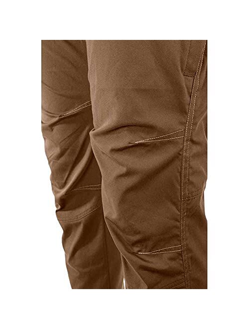 TK Flex Rise Technical Pants for Men, Lightweight Cotton/Nylon Fabric, Quick Dry, Breathable, 8 Pockets