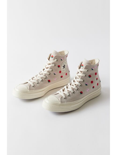 Converse Chuck 70 Floral Embroidery High Top Sneaker