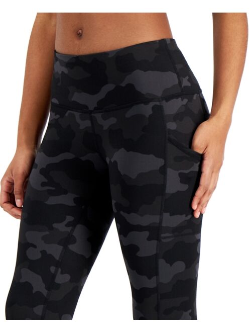 ID Ideology Women's Compression Active 7/8-Ankle Leggings, Created for Macy's