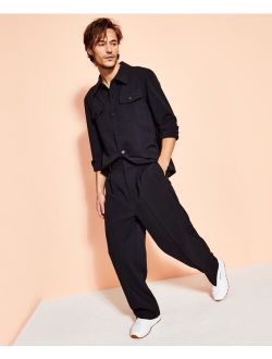 Royalty by Maluma Men's Slightly Wide Leg Trousers, Created for Macy's