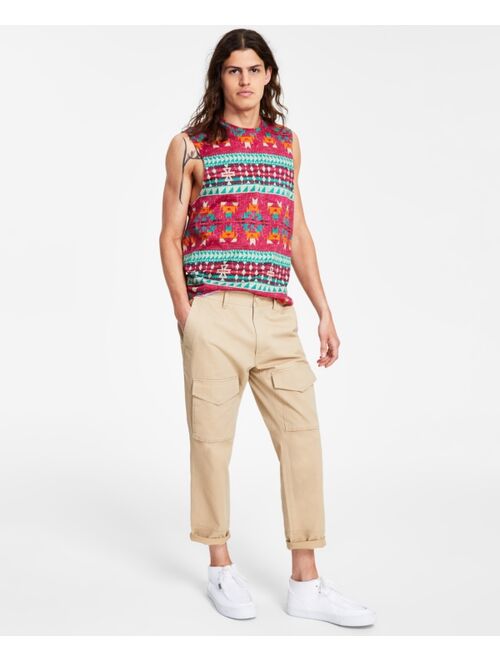 Sun + Stone Men's Bleeker Solid Crop Pants, Created for Macy's