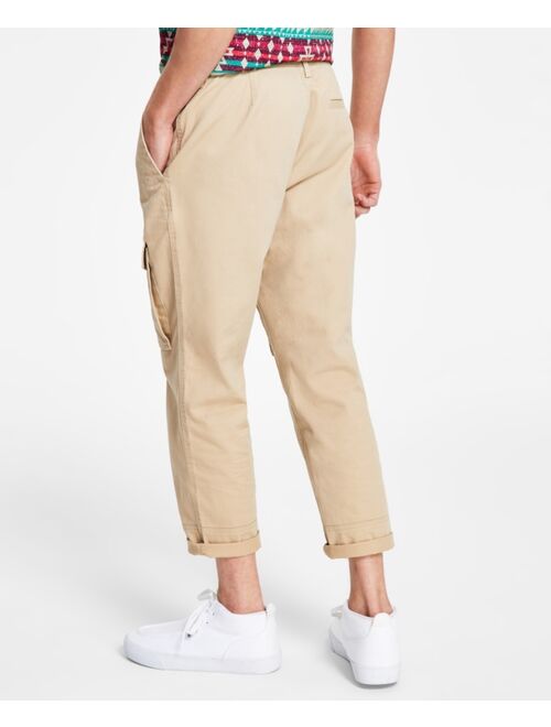 Sun + Stone Men's Bleeker Solid Crop Pants, Created for Macy's