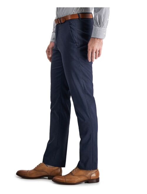 Perry Ellis Portfolio Men's Slim-Fit Stretch Check Dress Pants