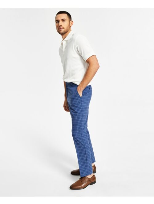 Tommy Hilfiger Men's Modern-Fit TH Flex Stretch Check Performance Pants