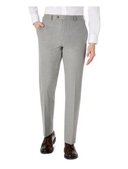 Lauren Ralph Lauren Men's Classic-Fit Gray Grid Dress Pants